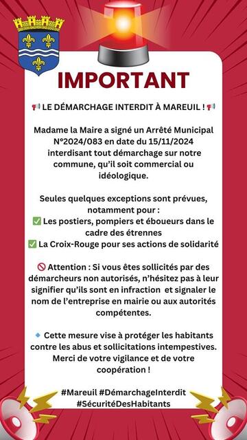 Interd demarchage